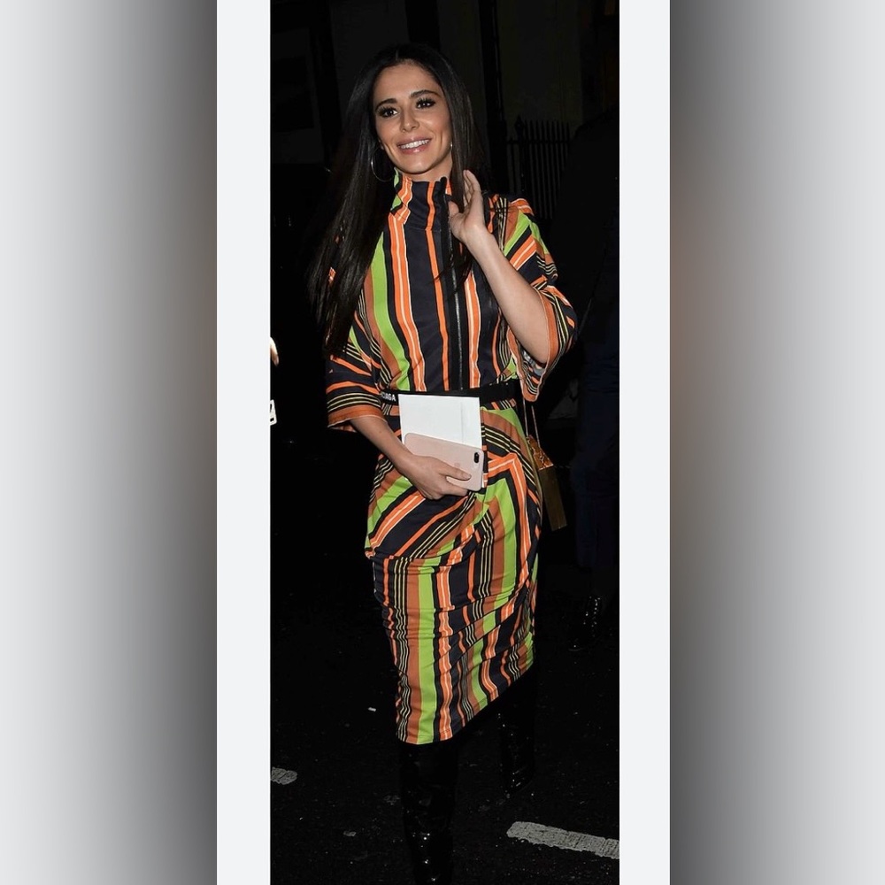 JW ANDERSON - PUMPKIN MULTI STRIPE DRESS - Picture 4 of 4